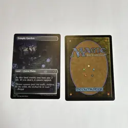 MTG 2X Temple Garden (1x Borderless) Lorwyn Eclipsed Shockland M/NM - Image 2