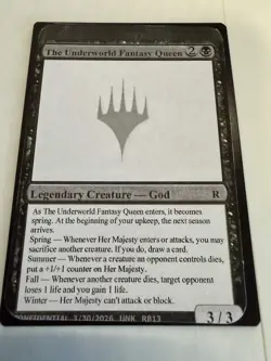 The Underworld Fantasy Queen Magic Con Las Vegas 2026 Exclusive Playtest mtg - Image 1