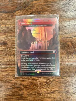 Helm's Deep Borderless Foil #374 Lord of the Rings 250001 - Image 1