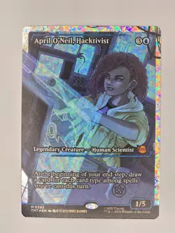 MTG Teenage Mutant Ninja Turtles-April O'Neil, Hacktivist Showcase Fracture Foil - Image 1