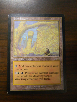 MTG Magic The Gathering Nemesis Kor Haven LP - Excellent Condition - Image 1