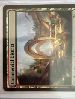 MTG Commercial District MKM 0259 R NM Regular Rare Land - Image 2