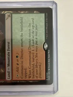 MTG Commercial District MKM 0259 R NM Regular Rare Land - Image 3