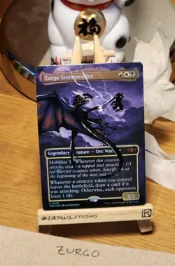 Zurgo Stormrender (Borderless) Commander: Tarkir: Dragonstorm Foil ALTER - Image 2