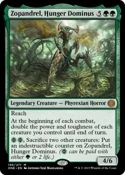 Foil - Zopandrel, Hunger Dominus - 195 / NM / English MTG - Image 1