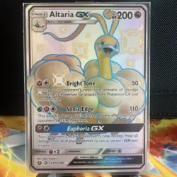 Pokemon TCG Shiny Altaria GX Full Art Promo Card #SV77/SV94 Hidden Fates - Image 1
