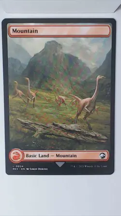 Mountain - REX - Jurassic - Land - NM - Magic The Gathering - MTG - TCG - Image 1