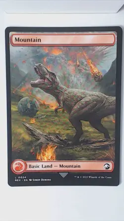 Mountain - REX - Jurassic - Land - NM - Magic The Gathering - MTG - TCG - Image 2