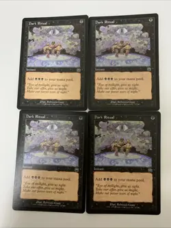 MTG LP Dark Ritual X 4 Mercadian Masques Free Shipping In The US With Tracking - Image 1