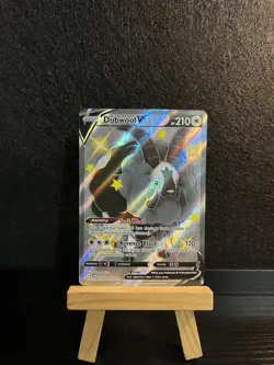 Pokemon - Dubwool V - SV120/SV122 - Shining Fates - Shiny Holo Rare Full Art NM - Image 1