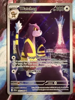 Watchog 097/086 - Pokemon TCG ME:04 Chaos Rising - Illustration Rare NM English - Image 1