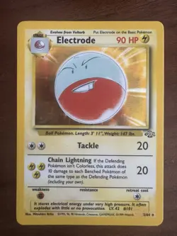 Pokemon Electrode Holo Stage 1 2/64 Jungle - Excellent Condition - Image 1