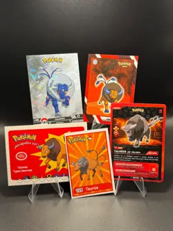 Pokemon Tauros Set of 5 - Tauros #128 Peru/NON-TCG Cards & Stickers - Image 1