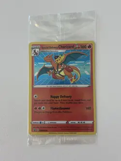 Pokemon Special Delivery Charizard SEALED Black Star Promo SWSH075 - Image 1