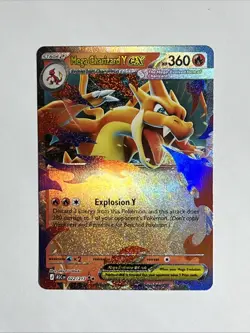 Mega Charizard Y ex 022/217 Double Rare Ascended Heroes Pokemon - Image 1