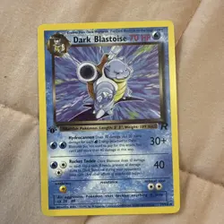 POKEMON 1ST EDITION DARK BLASTOISE NON-HOLO 20/82 MINT Condition - WOTC - Image 1