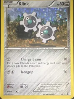 The Pokemon Company Klink 010/012 McDonald's 2011 Promo Holo Basic 50 HP 10/20 - Image 1