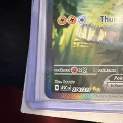 Pokemon Pikachu ex Full Art Holo Special Illustration Rare Card ASC 276/217 EX - Image 5