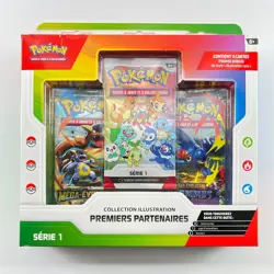 Pokemon 🇫🇷 Coffret 30 Ans Collection Illustration Premiers Partenaires Serie 1 - Image 2