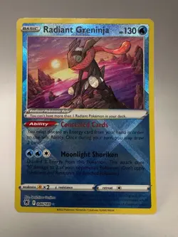 Pokemon - Radiant Greninja 046/189 Astral Radiance NM - Image 1