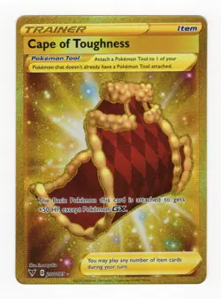 Cape of Toughness 200/185 Vivid Voltage Secret Rare NM Pokemon - Image 1