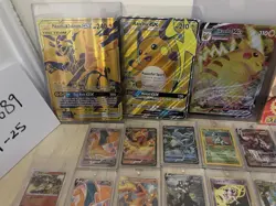 Pokemon Cards Vmax V Holo Rares Promo Reverse Sealed Sticker Book PSA Graded - Image 4