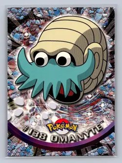 Omanyte #138 Topps Trading Cards Series 3 Pokemon Near Mint - Image 1