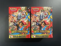 Pokemon TCG - Mega Evolution Build And Battle Box Lot X2 New, Sealed - Image 1