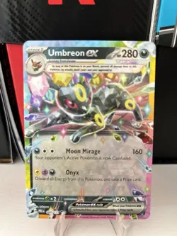 Pokemon TCG Umbreon EX 060/131 Double Rare Holo Card Prismatic Evolutions - Image 1