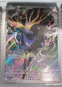 Pokemon Chaos Rising Xerneas Full Art Holo Illustration, 091/086, NEAR MINT - Image 1