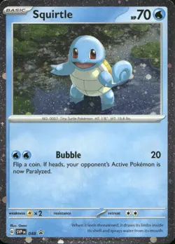 Squirtle (Cosmos Holo) 048 Holo Promo Scarlet & Violet Promo Pokemon Near Mint - Image 1
