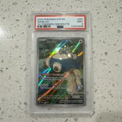 2023 POKEMON SVP 151POKEMON CENTER ETB PROMO#051 SNORLAX PSA 9 #051 - Image 1