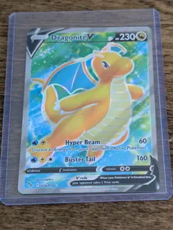 Dragonite V (Full Art) 076/078 Pokemon GO Holo - Image 1