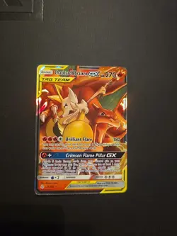 Pokemon Charizard & Braixen GX 22/236 Cosmic Eclipse Holo 2019 - Image 1