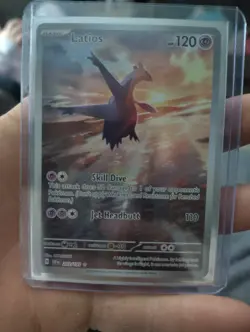 Pokemon TCG Latios 203/191 Sv08 Surging Sparks Illustration Rare Holo EN 120HP - Image 1