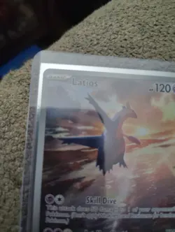 Pokemon TCG Latios 203/191 Sv08 Surging Sparks Illustration Rare Holo EN 120HP - Image 5