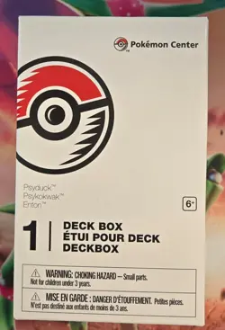 Pokemon TCG Deck Buddies: Psyduck Deck Box Pokemon Center Official New Sealed - Image 2