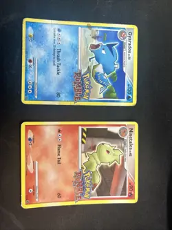 Ninetales And Gyarados Pokemon Rumble Lot 2009 3/16 6/16 Rare - Image 1