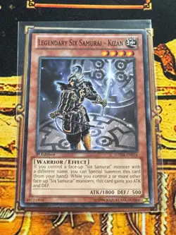 Super Rare Legendary Six Samurai - Kizan SDWA-EN016 1st Edition | LP - Image 1
