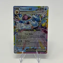 Glaceon ex 026/131 Pokemon TCG Holiday Calendar 2025 Festive Stamp Promo Card - Image 1