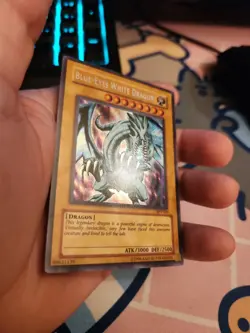 Yu-Gi-Oh TCG Blue-Eyes White Dragon BPT-009 Secret Rare Played/Light Play - Image 5