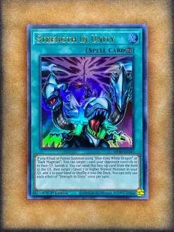 Yugioh Strength in Unity MP20-EN247 Ultra Rare 1st Ed NM - Image 1