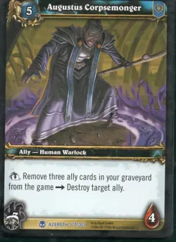 World of Warcraft TCG - Augustus Corpsemonger #177 - Azeroth Rare - Image 1