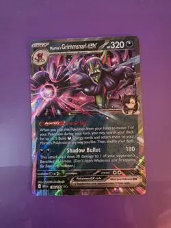 Marnie's Grimmsnarl ex 136/182 Destined Rivals Rare Pokemon Card TCG NM - Image 1
