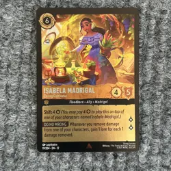 Disney Lorcana Wilds Unknown Isabela Madrigal 19/204 Foil - Image 1