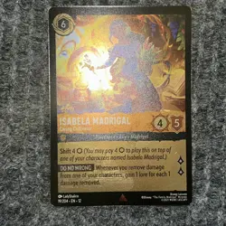 Disney Lorcana Wilds Unknown Isabela Madrigal 19/204 Foil - Image 2