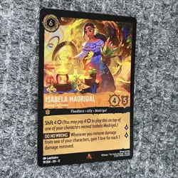 Disney Lorcana Wilds Unknown Isabela Madrigal 19/204 Foil - Image 3