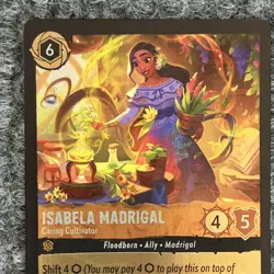 Disney Lorcana Wilds Unknown Isabela Madrigal 19/204 Foil - Image 5