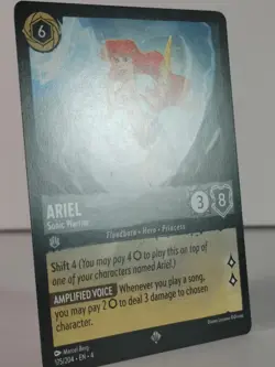 Ariel - Sonic Warrior - Super Rare Ursula's Return - Lorcana - 175/204 - U Pick - Image 3