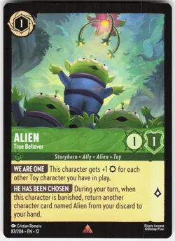 Alien True Believer 83/204 Wilds Unknown Disney Lorcana - Image 1